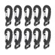 thumbnail image 2 of 10pcs Ganchos De Presión Giratorios Para Tejido Paracord Cordón Hebillas Correas De Mochila, 2 of 5