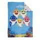 thumbnail image 2 of Juego de cama para niños pequeños Baby Shark de 4 piezas con sábanas, funda de almohada y edredón, 2 of 7