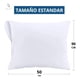 thumbnail image 2 of Set De 2 Fundas Para Almohadas Impermeables 50 X 70 Cm Antimanchas Blanco, 2 of 10