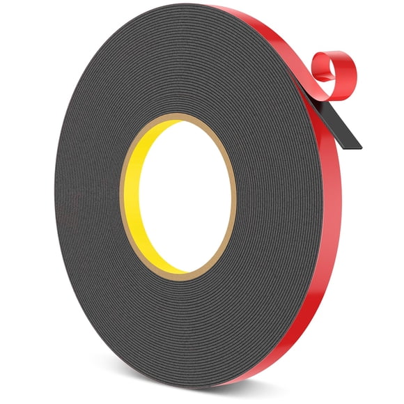 Cinta adhesiva de doble cara HitLights Heavy Duty de 1,27 cm x 15,24 m