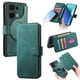 thumbnail image 1 of Funda Billetera Magnética para Xiaomi Redmi Note 13 4G Soporte Tarjetas Desmontable Verde, 1 of 6