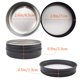 thumbnail image 2 of Tarro OJYUDD 12 unidades 60 ml negro de aluminio reutilizable, 2 of 7