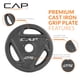 thumbnail image 3 of Plato de pesas CAP Barbell Olympic de hierro fundido, 11,3 kg, individual, 3 of 6