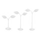 thumbnail image 2 of 3x Iron T Bar Earring Necklace Jewelry Display Stand Rack White-Leave, 2 of 5