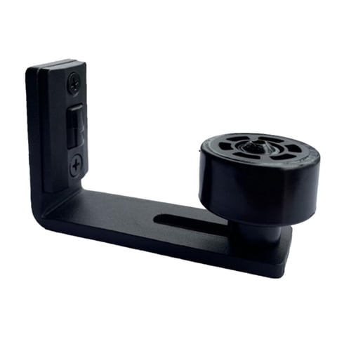 Bothyi - Guía De Puerta Rodillos Negros Guía De Piso Ajustable Para Interior Oficina En El Hogar