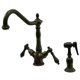 thumbnail image 1 of Grifo de cocina Kingston Brass KS1235ALBS 20 cm bronce aceitado, 1 of 5