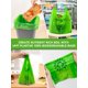thumbnail image 5 of [Bolsas de plástico para camisetas] UMT Plastar reciclables y compostables, paquete de 100, 5 of 7