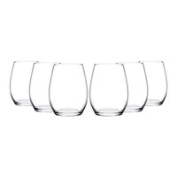 Pasabahce - Set 6 Vasos/Copa 350 Cc Linea Amber