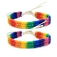 thumbnail image 1 of Pulsera de la amistad trenzada hecha a mano con orgullo arcoíris (2 unidades), para gays y lesbianas, LGBTQ, tamaño ajustable., 1 of 6