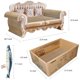 thumbnail image 2 of Sofá Cat Scratcher Bed miwoowim Kitty con caja para rascar y almohadilla, 2 of 6