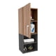 thumbnail image 5 of Mueble Auxiliar Muro Baño 1 Puerta y Variedad De Entrepaños Para Colocar Objetos De Aseo Café Claro Y Gris, 5 of 12