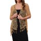 thumbnail image 1 of INSPIRE CHIC Mujeres Chales y Envoltorios de Lentejuelas para Vestidos de Noche Bufanda Elegante con Flecos para Fiesta de Boda Oro 66.9"x19.7", 1 of 6