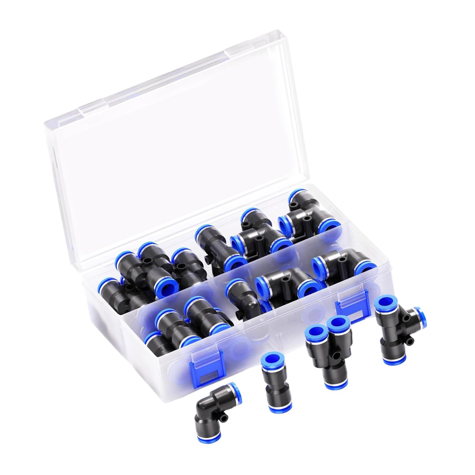 Ioensy - Conexiones Neumáticas Conexiones De Línea De Aire De 10 Mm De Diámetro Exterior Para Tubos Neumáticos Tubos De Nailon