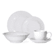thumbnail image 1 of Juego set de vajilla 30pzas porcelana serena Blanca, 1 of 3