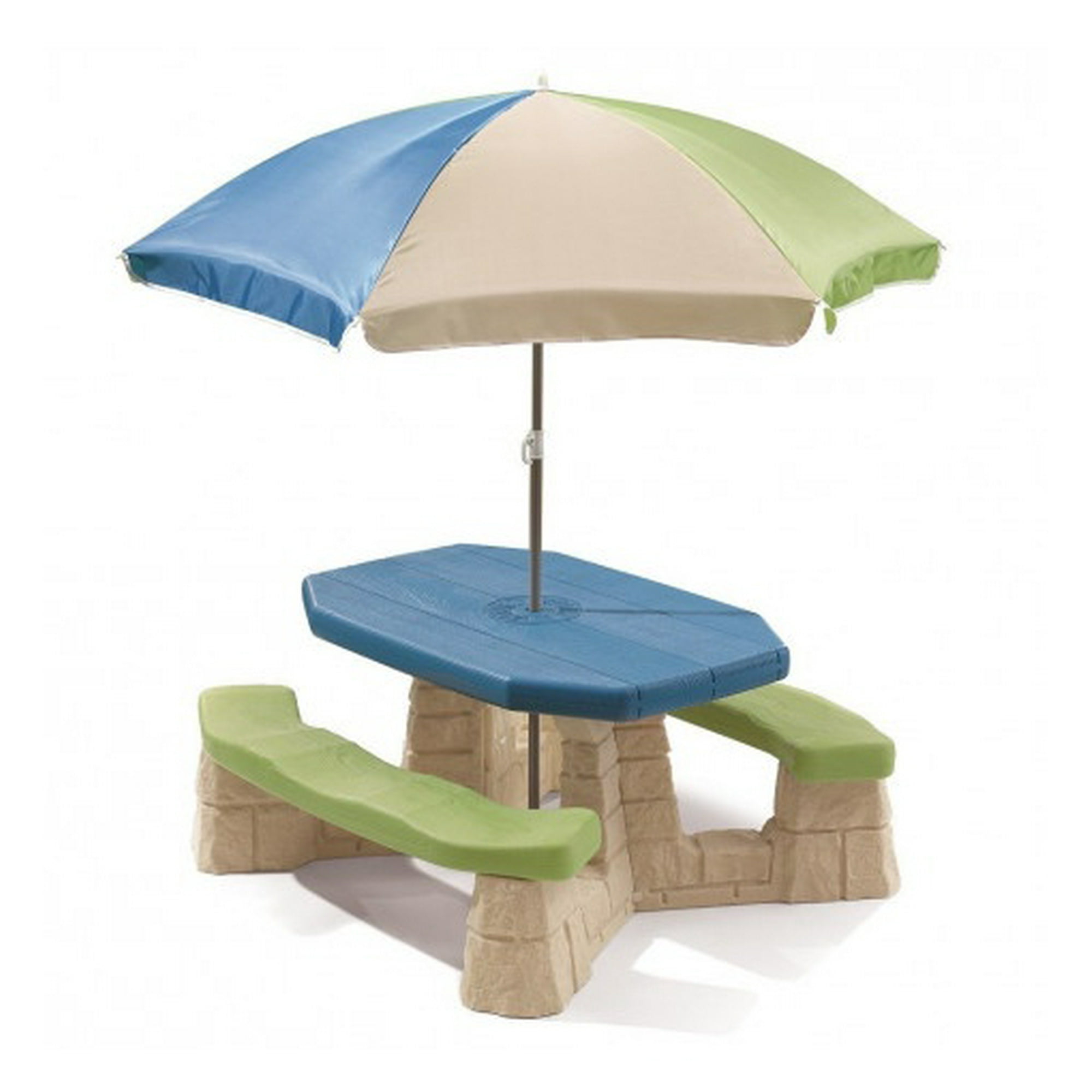 Step2 - Mesa De Juego Picnic Con Paragua Ii