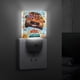 thumbnail image 4 of Los Mitchell contra las Máquinas Luz nocturna LED con sensor de anochecer a amanecer para dormitorio, baño, pasillo, escaleras - Lámpara LED nocturna de enchufe, 0.5W - 1 pieza, 4 of 6