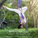 thumbnail image 4 of Juego de columpio de yoga aéreo, hamaca de yoga, trapecio volador, kit de yoga, hamaca de yoga aérea, herramienta de inversión con 2 correas de extensión para gimnasio en casa, accesorios de montaje, 4 of 8