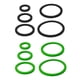 thumbnail image 2 of Anillo De Alimentación Para Acuario, Anillos Redondos Ligeros Para Plantas Flotantes, Color Verde Y Negro, 10 Uds., 2 of 3