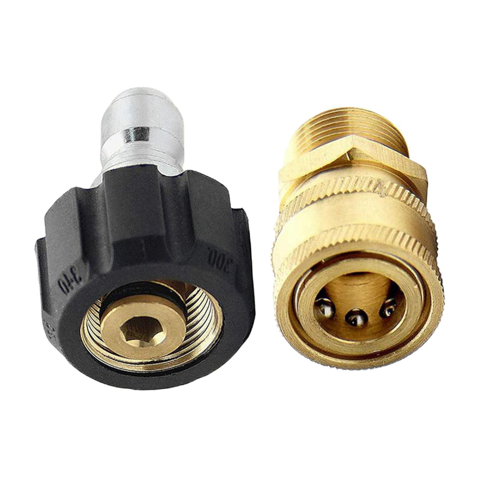 Magideal - Kit De Adaptador Para Lavadora A , M22 A 3/8 Pulgadas Rápida A Prueba De Herrumbre Durable Para Piezas De De Lavadora A 15 Mm De Diámetro Interior
