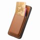 thumbnail image 2 of Funda de Cuero Magnética con Tarjetero para Samsung Galaxy A16 Cubierta Delgada Marrón, 2 of 5