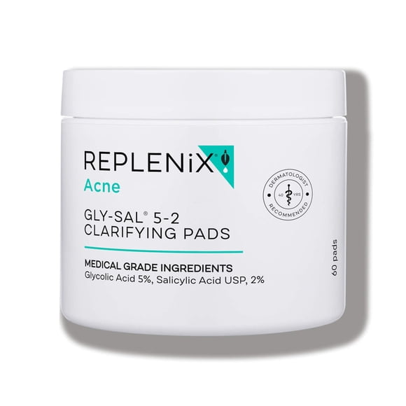 Almohadillas aclaradoras para el acné Replenix Gly-Sal 5-2, 60 unidades