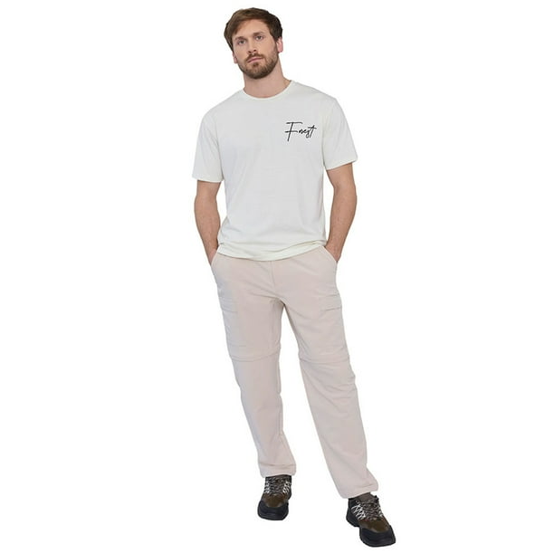 Pantalón Outdoor Hombre Beige Desmontable Corona