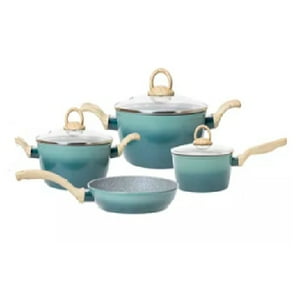 Batería De Cocina Ilko Sea 7 Piezas Antiadherente Degradé