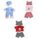 thumbnail image 1 of 3x Ropa De Mu?ecas Bebé Hechas A Mano Disfraces Pijamas Para Mu?ecas Bebés De 30 Cm, 1 of 2