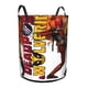 thumbnail image 2 of Deadpool y Wolverine Cesta de lavandería de gran capacidad redonda con asa, bolsa para ropa sucia plegable, almacenamiento para dormitorio, baño y lavadero 44x35 cm, 2 of 6