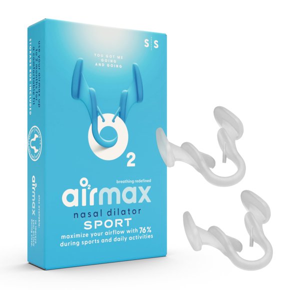 Dilator Nasal Air Max Sport Paquete de Dos Pequeño Transparente