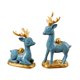thumbnail image 4 of Estatuas De Ciervos, Figuritas De Cervatillo, Adorno De Arte Moderno Para El Hogar, Sala De Estar, Azul, 4 of 5