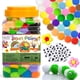 thumbnail image 2 of Pompones Caydo de Craft Supplies, 300, 2,5 cm, con 100 ojales que se mueven, 2 of 7