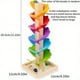 thumbnail image 3 of Wooden Rolling Ball Tree Baby Rolling Bead Track Rainbow Building Blocks Music Tree Montessori Children's Early Education Puzzle Toys Color Recognition, 3 of 4