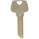 thumbnail image 1 of Llave en blanco Hillman KeyKrafter 2018 de latón de una sola cara, paquete de 4, 1 of 1