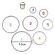 thumbnail image 2 of Set de troqueles y plantilla redonda para scrapbooking DIY, 2 of 8