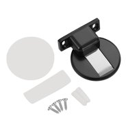 Magideal - Tope De Puerta Con Succión De Suelo Topes De Puerta Amortiguadores Pegamento O Montaje Con Tornillo Fácil De Instalar Protector De Pared Anticolisión Negro