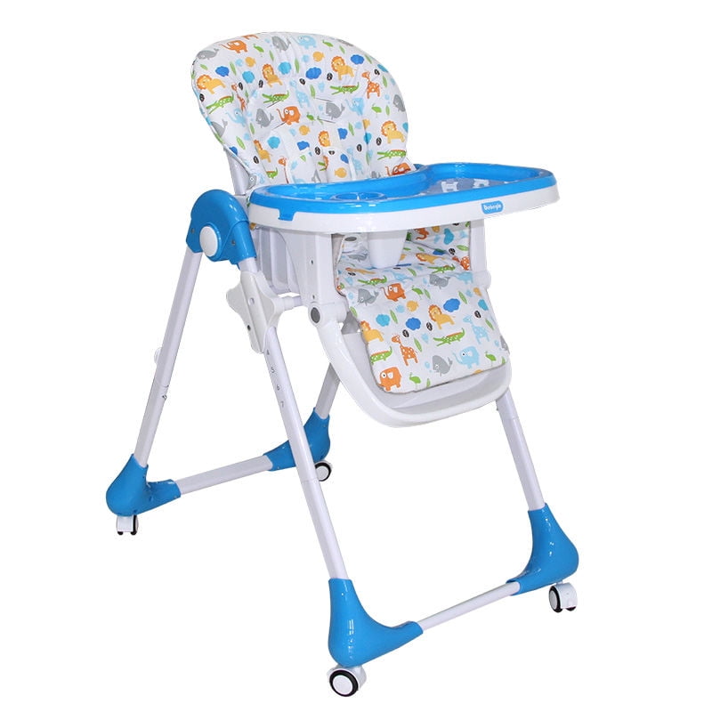 Bebeglo - Silla Para Bebé 7 Alturas Plegable Rs-7085 Celeste