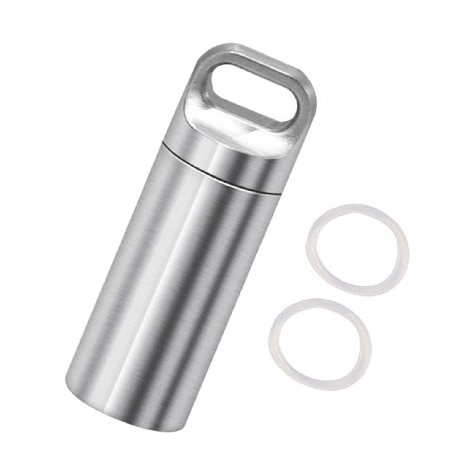 Ioensy - Pastilleros Caja De Botella De Píldora De Supervivencia Portátil Impermeable Para Viajes Al Aire Libre M