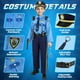 thumbnail image 3 of Disfraz de policía Lucio para niños de oficial de policía con accesorios, 3 of 3