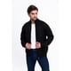 thumbnail image 2 of Chaqueta Sweater Algodon Cuelo Alto Forro Piel Bolsillos Cierre 7169, 2 of 3