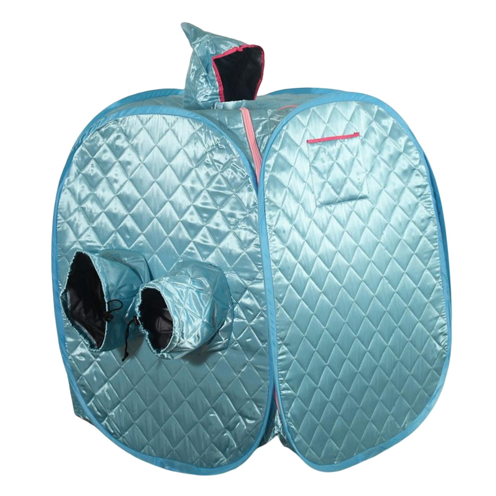 Magideal - Sauna Portátil Carpa Sauna Plegable Cabina Vapor Zipper Doble Tela Impermeable Resistente Calor Adecuada Para Relajación Spa En Casa Privacidad En Exteriores Camping Playa Azul