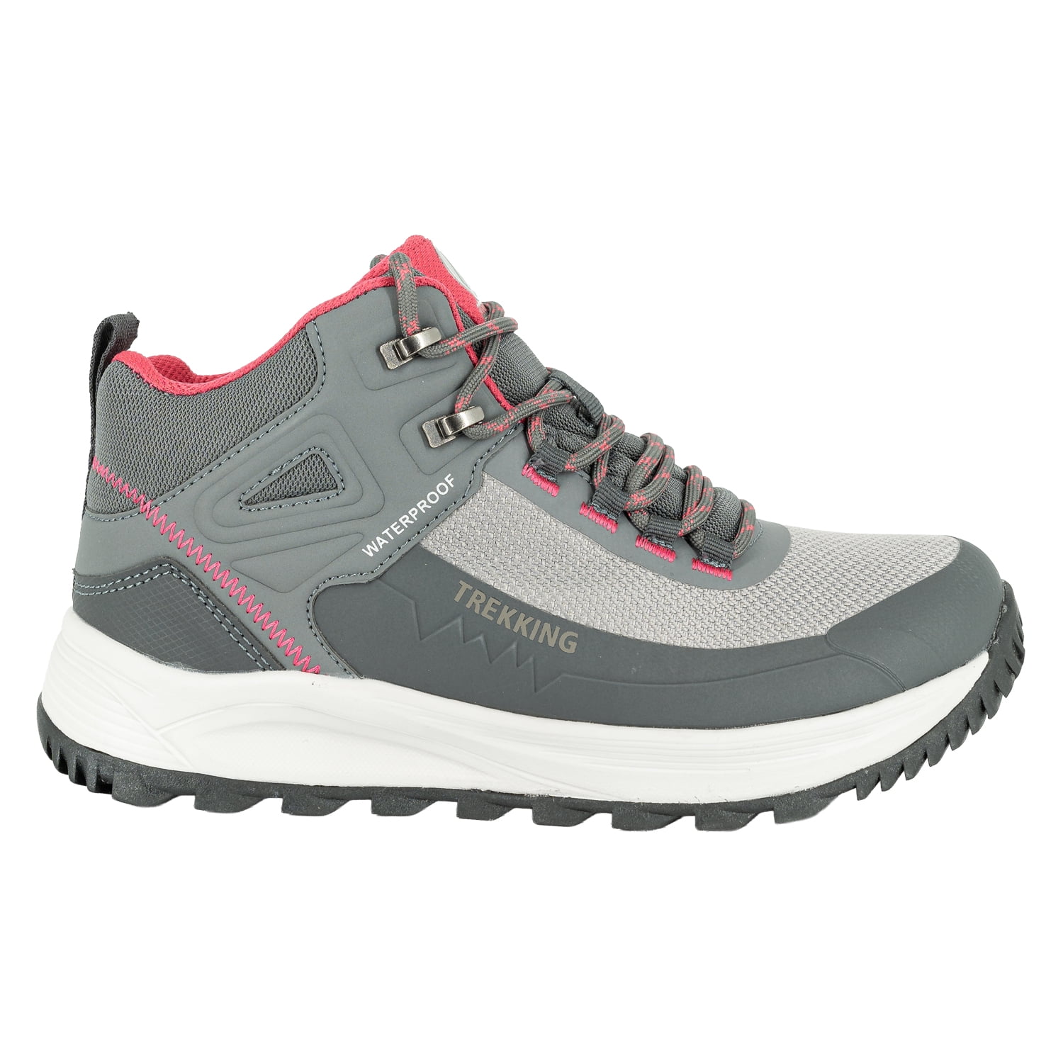 Botin Outdoor Waterproof Rosal Gris Alquimia