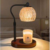 Santú Home & Deco - Lampara Calentadora De Velas Aromaticas Farol Negro