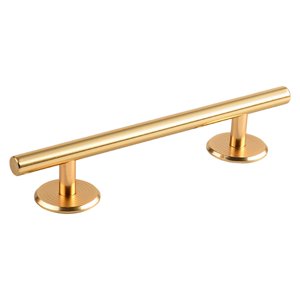 Magideal - Barandilla Redonda Para Fingerboard, Monopatín De Dedos, Accesorio Para Fiestas, Rampa/Tabla De Juguete, Excelente Regalo, Complemento Para Parques, Oro 20 Cm