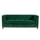 thumbnail image 3 of Sofá Roma 3 Cuerpos Tela Velvet Verde, 3 of 6