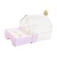 thumbnail image 5 of Caja De Baño Transparente Para Loros, Ideal Para Agapornis, Periquitos Y Canarios, Color Morado., 5 of 5