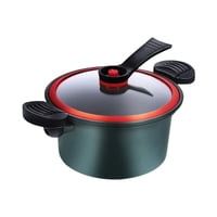 Click Ventas - Olla Micro Presion Sopa Antiadherente 3,5L Tapa De Vidrio