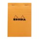 thumbnail image 1 of Bloc de notas Rhodia 13200C A6 naranja, 80 hojas, cuadriculado pequeño, 1 of 1
