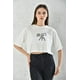 thumbnail image 3 of Polera Mujer Blanca Crop Manga Corta Talla S, 3 of 3