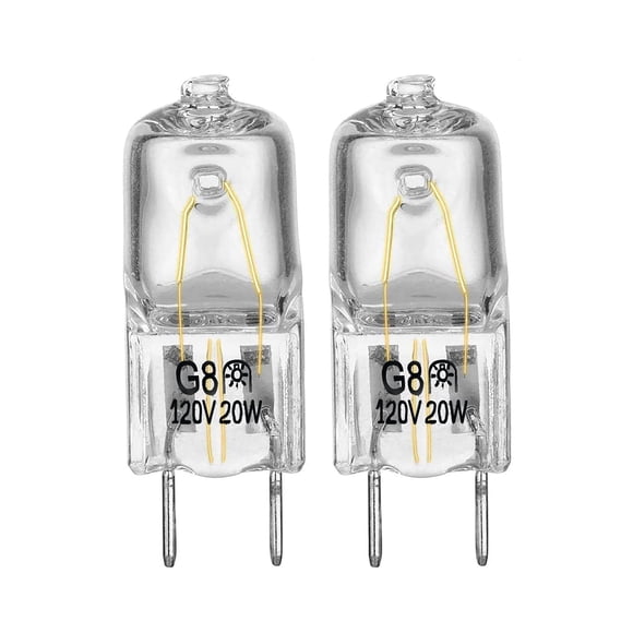 Bombilla Halógena G8 Bi pin 120 V 20 W Paquete De 2
